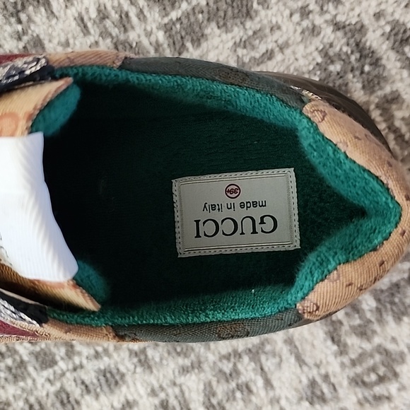 Gucci rhyton GG sneakers size 39.5 us 9.5 - Picture 4 of 8